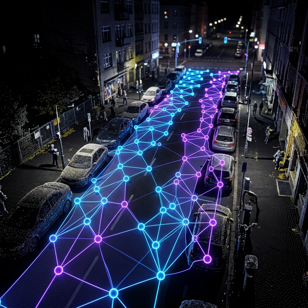 Graph Neural Networks for Free-space Mapping
